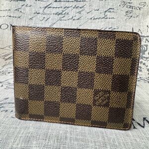 Authentic LOUIS VUITTON Mens Florin Damier Bifold Pouch & ID Wallet
